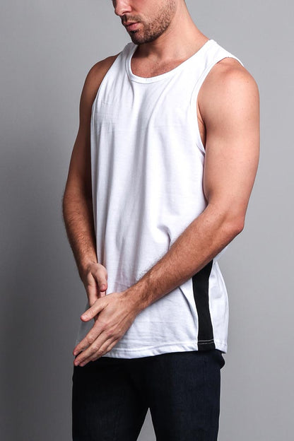Men's Tank Top with Accent Band
