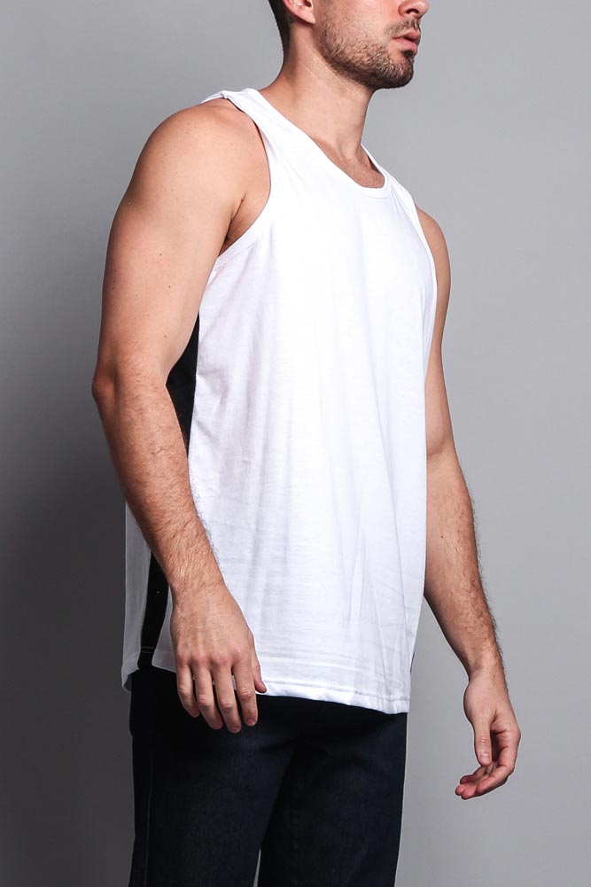 Men's Tank Top with Accent Band
