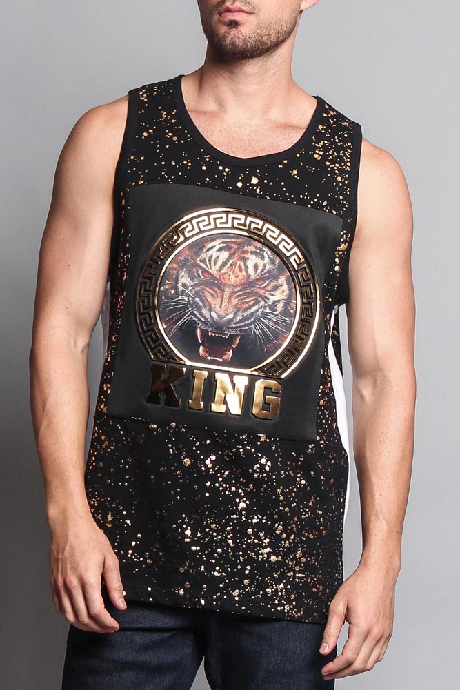V Tiger King Tank Top
