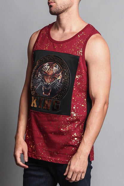 V Tiger King Tank Top