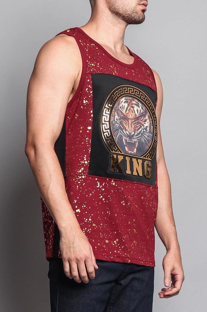 V Tiger King Tank Top