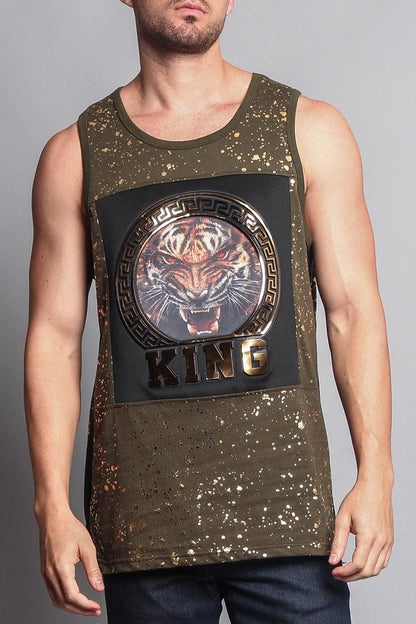 V Tiger King Tank Top