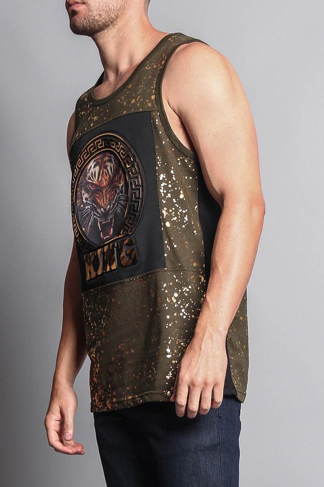 V Tiger King Tank Top