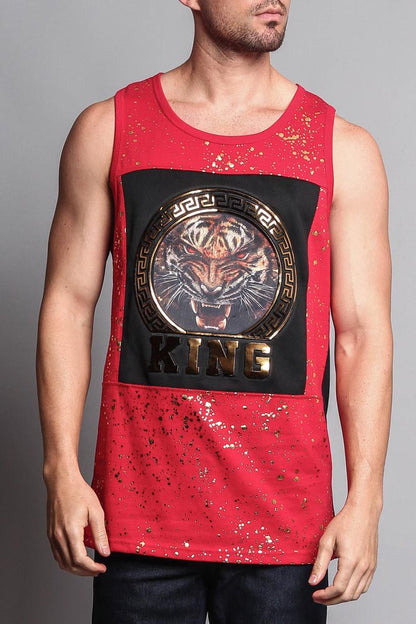 V Tiger King Tank Top