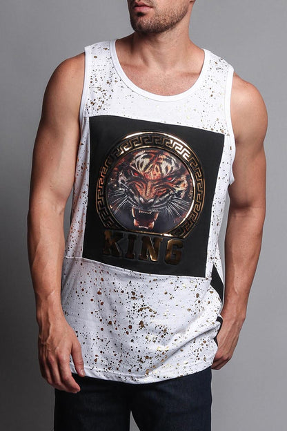 V Tiger King Tank Top