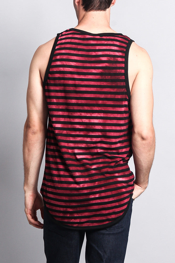Mineral Wash Stripe Tank-Top