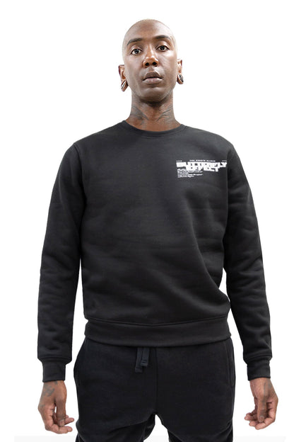 Men's Butterfly Effect Long Sleeve Graphic Crewneck Sweatshirt