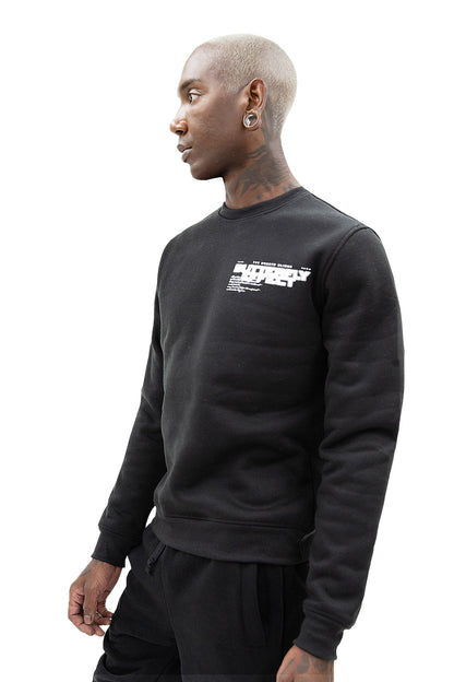 Men's Butterfly Effect Long Sleeve Graphic Crewneck Sweatshirt