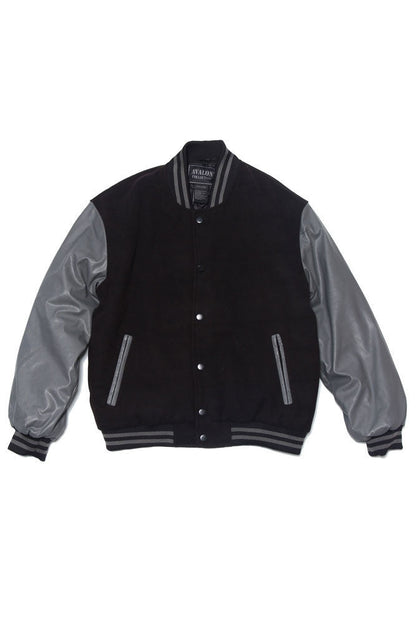 Men's Essential Letterman Varsity Jacket
