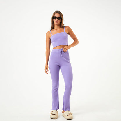 AFENDS Womens Lula - Knit Pant - Plum