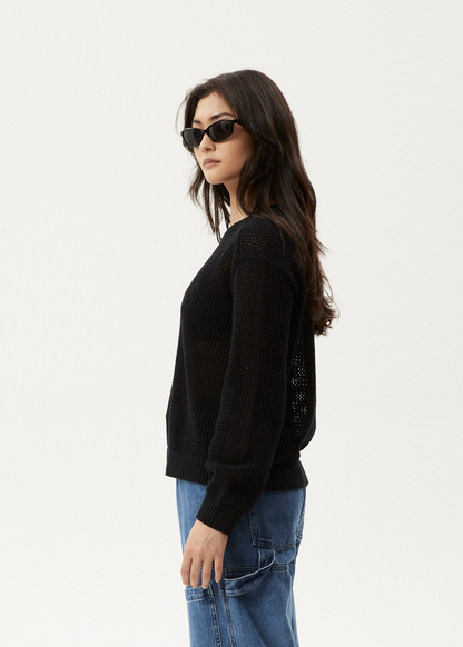 AFENDS Womens Ryder - Knit Jumper - Black