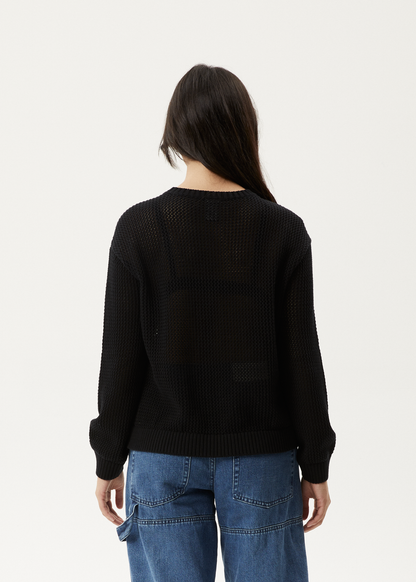AFENDS Womens Ryder - Knit Jumper - Black