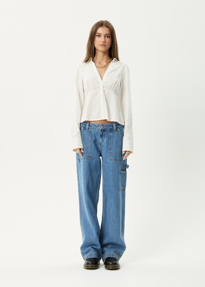AFENDS Womens Archive - Shirt - White