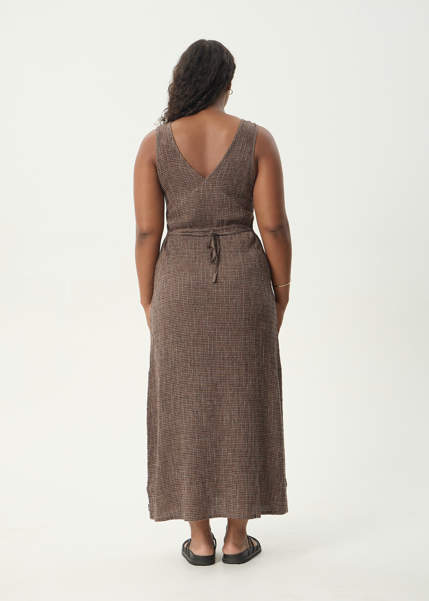 AFENDS Womens Tully - Seersucker Maxi Dress - Hometown Coffee