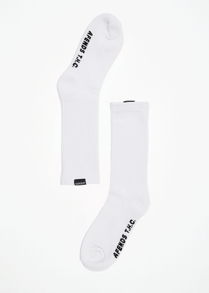 AFENDS Mens Everyday - Socks One Pack - White