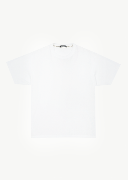 AFENDS Mens Genesis - Heavyweight Boxy Tee - White