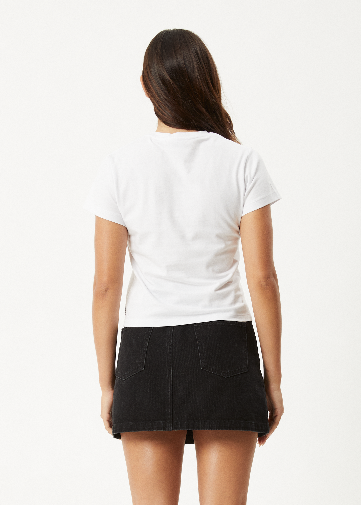 AFENDS Womens Day Job -  Baby Tee - White