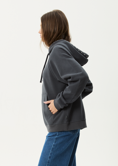 AFENDS Womens Hardware -  Hoodie - Charcoal