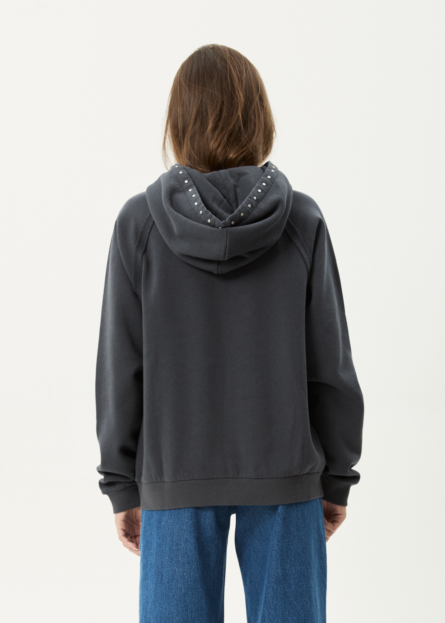 AFENDS Womens Hardware -  Hoodie - Charcoal