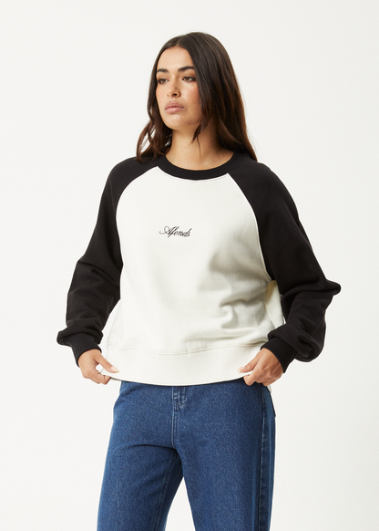 AFENDS Womens Ryan -  Crew Neck Jumper - Black