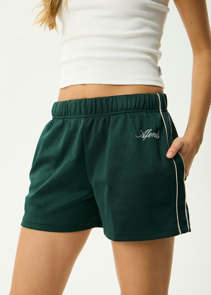 AFENDS Womens Avenue - Track Short - Pine