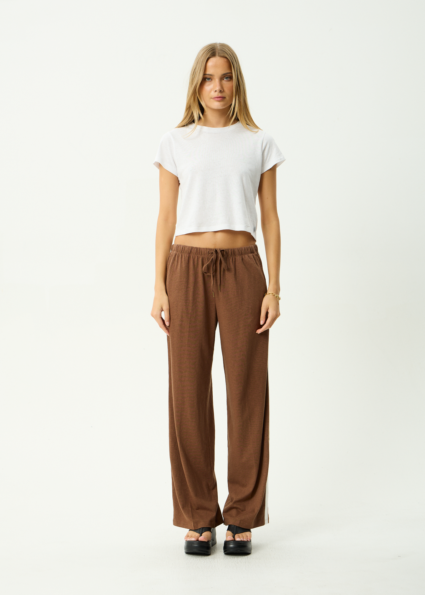 AFENDS Womens Jones -  Lounge Pant - Cinnamon