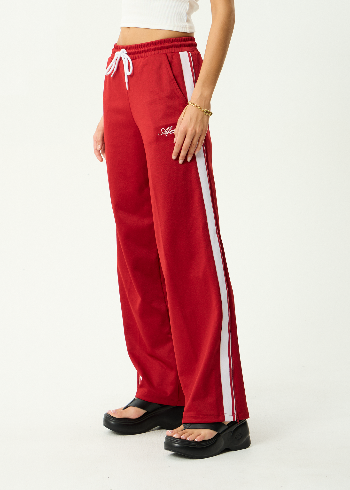 AFENDS Womens Laguna -  Track Pant - Ketchup