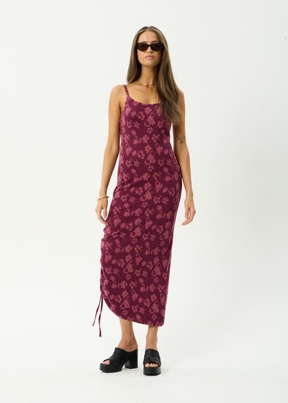 AFENDS Womens Marin - Maxi Dress - Port