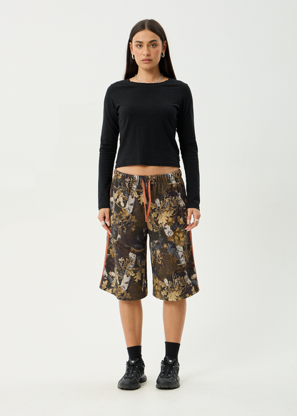 AFENDS Womens Find Me - Longline Short - Multi