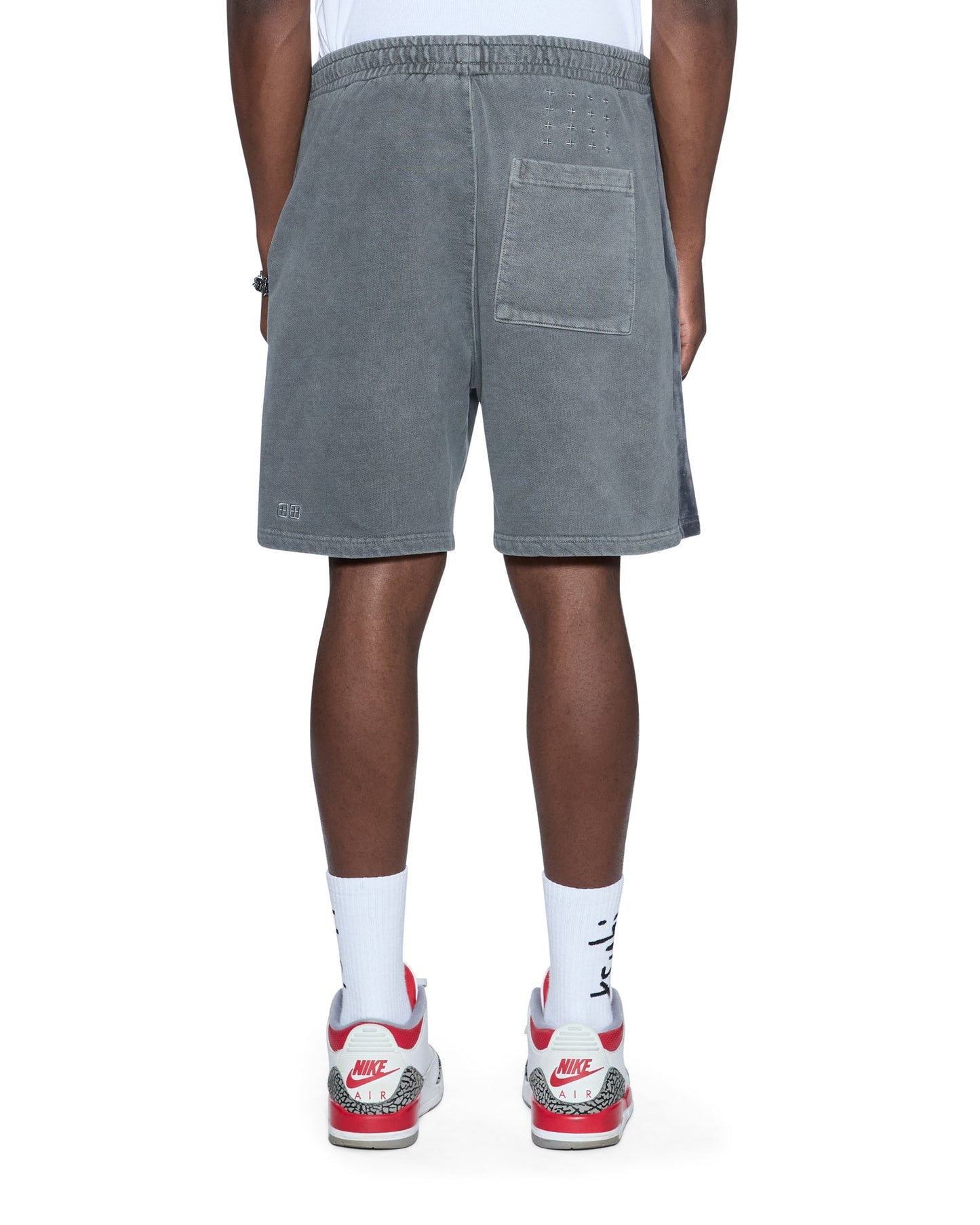 4X4 LUXE SYNTHESIS TRAK SHORT CHARCOAL