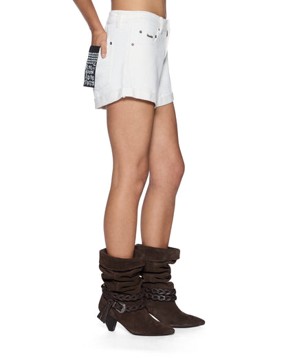 SLOUCH SHORT CHALK