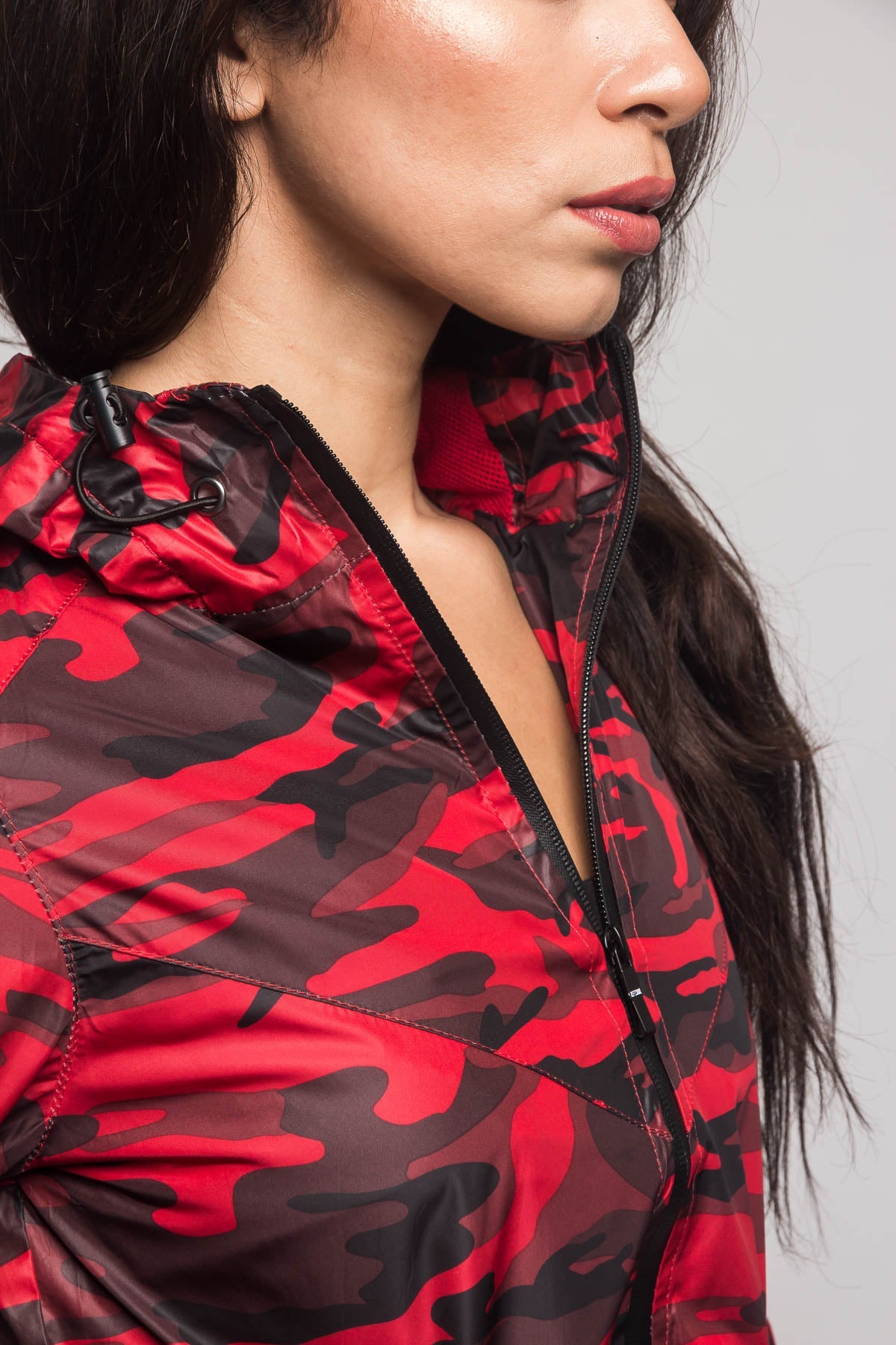 Camo Windbreaker Jacket