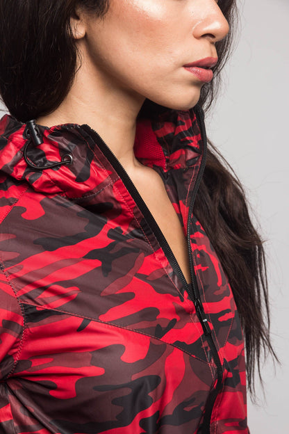 Camo Windbreaker Jacket
