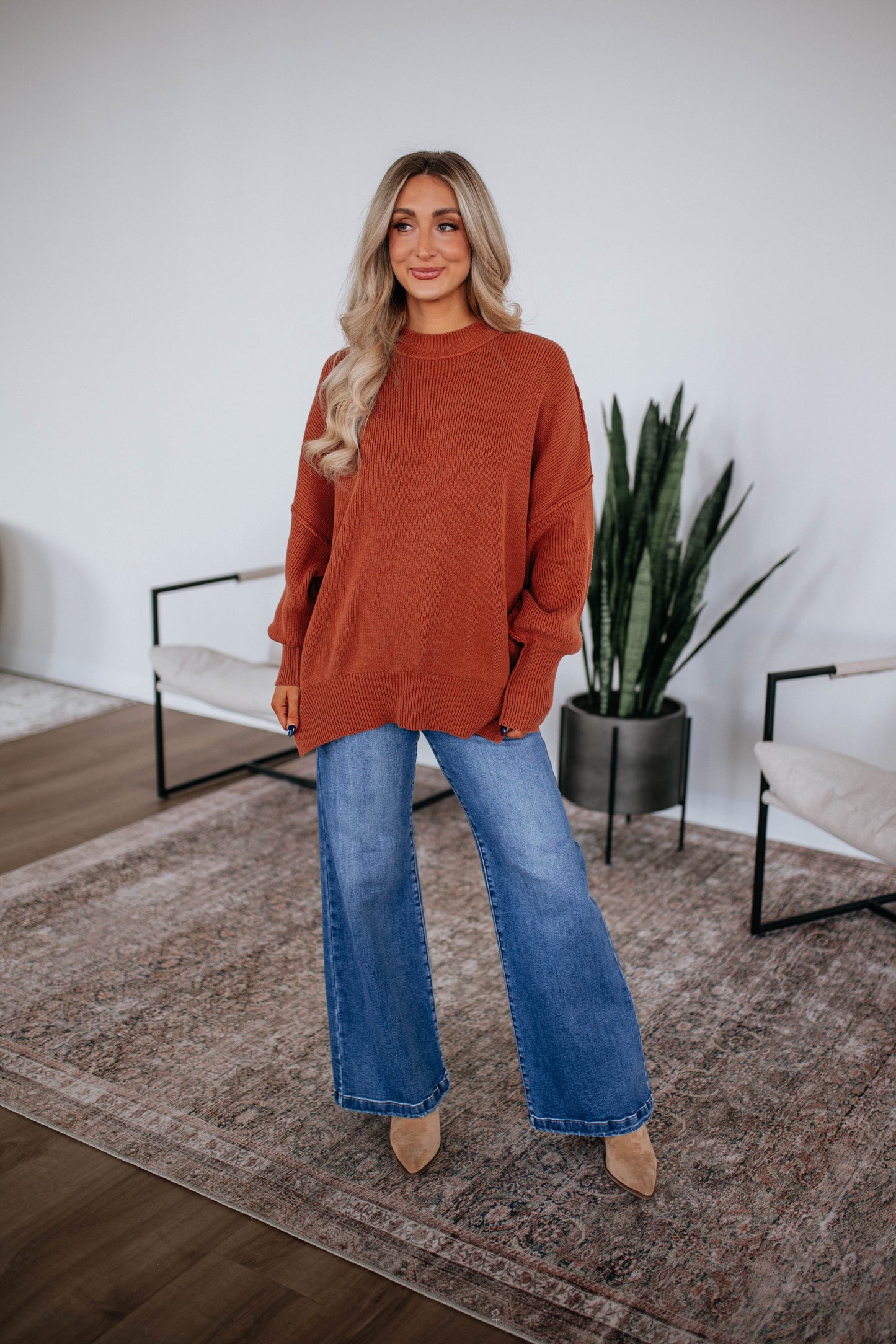 Violet Oversized Sweater