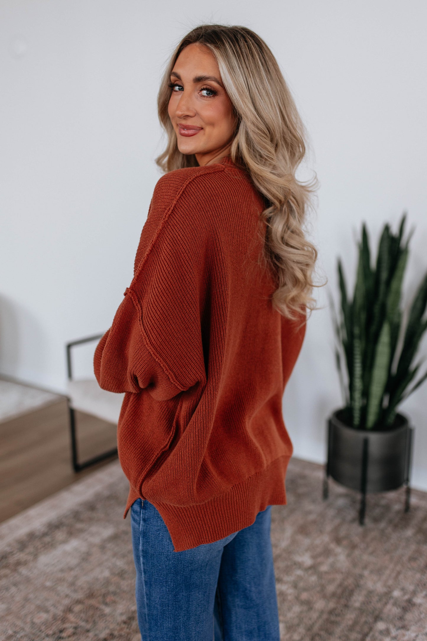 Violet Oversized Sweater