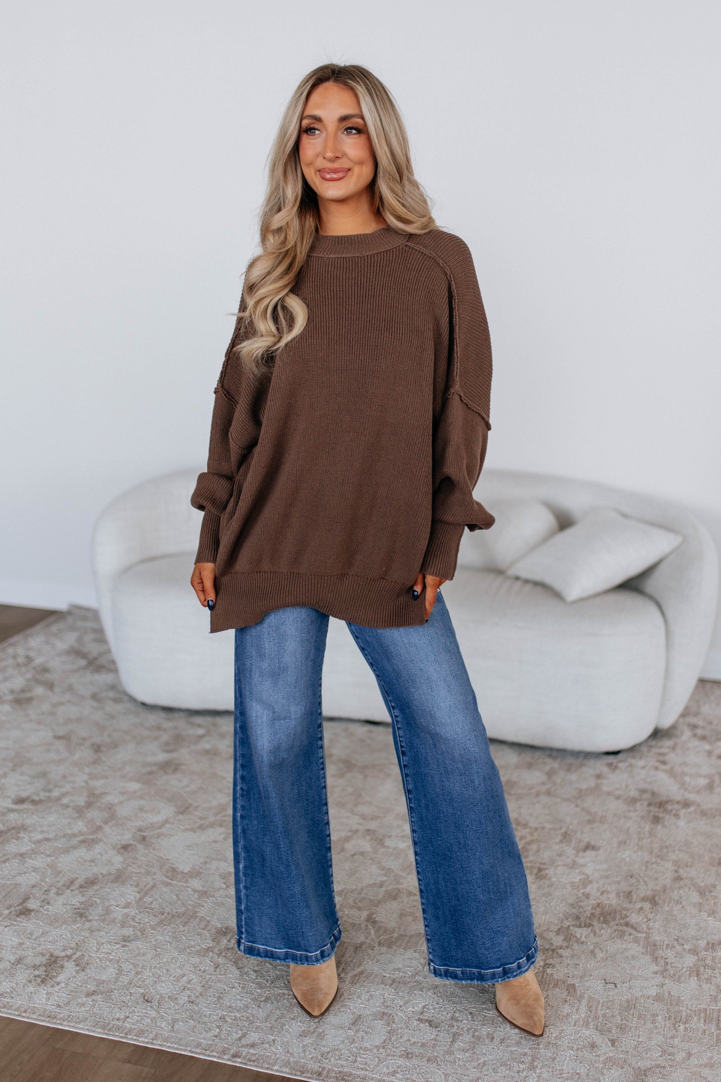 Violet Oversized Sweater