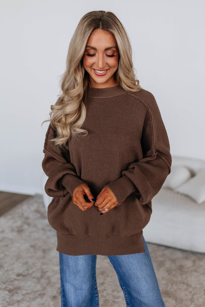 Violet Oversized Sweater