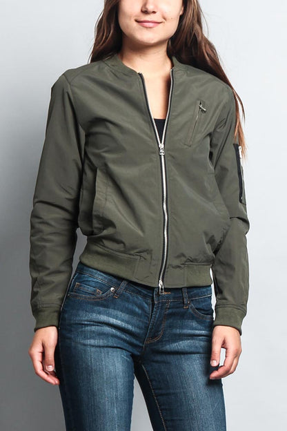 Women's Lightweight Bomber Jacket