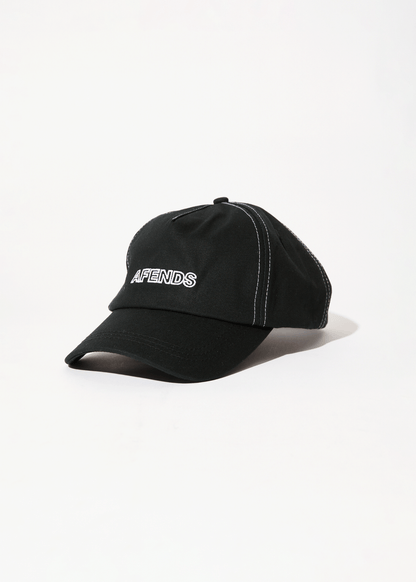 AFENDS Mens Outline - Trucker Cap - Black