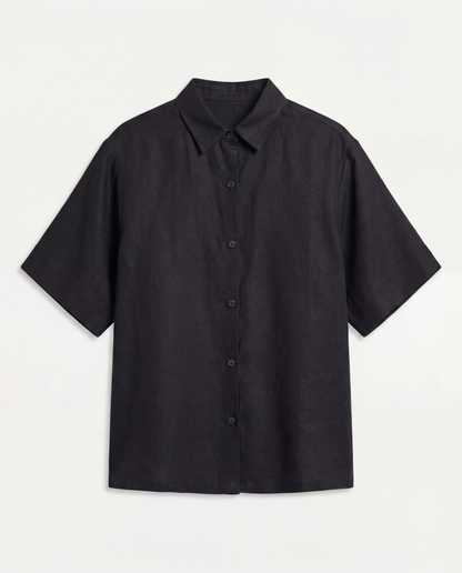 Womens Resort Linen Dual-Wear Shirt