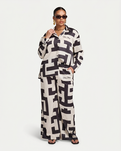 Womens Monogram Resort Trouser