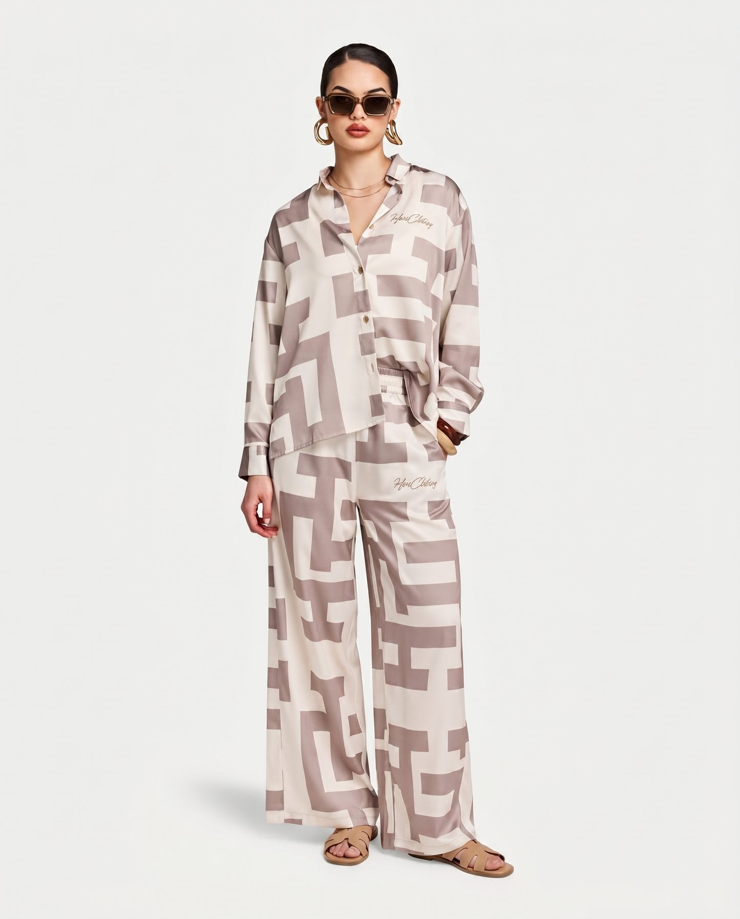 Womens Monogram Resort Trouser