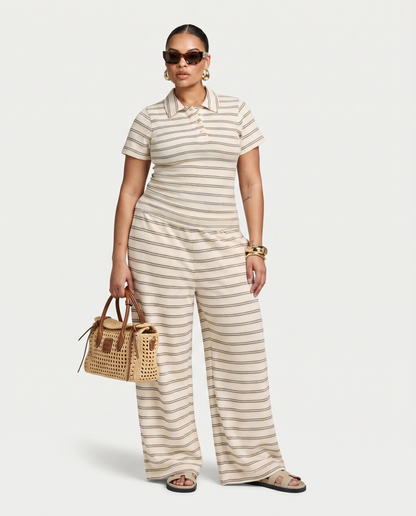 Womens Resort Crochet Trouser