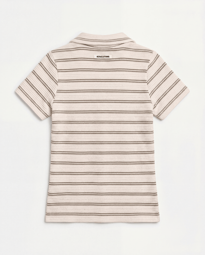 Womens Resort Crochet Polo