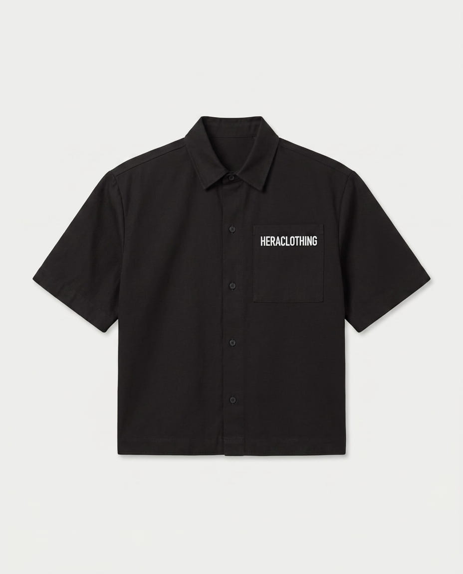 Mens Short Sleeve Cotton Shirt