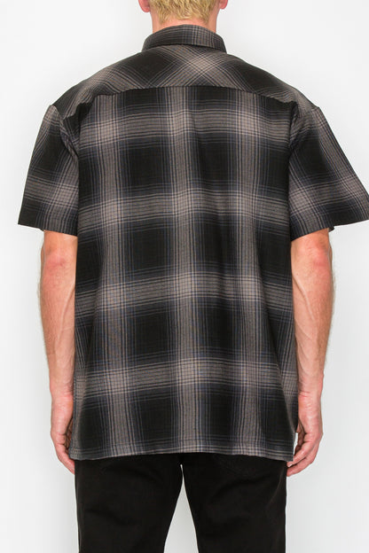 Plaid Short Sleeve Shirt