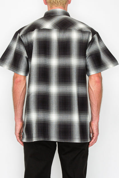 Plaid Short Sleeve Shirt
