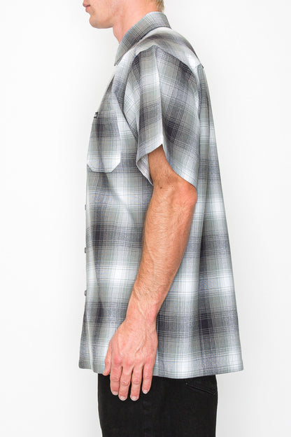 Plaid Short Sleeve Shirt