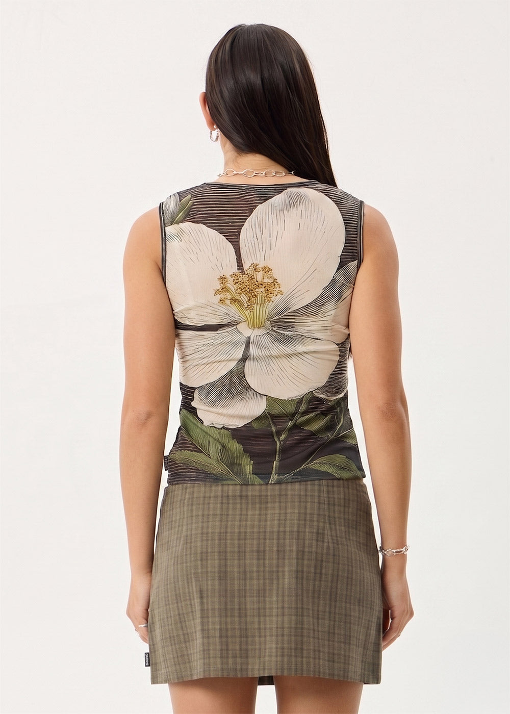 AFENDS Womens Jasmine - Sheer Tank - Multi