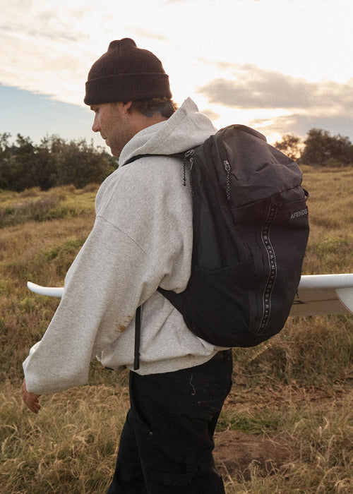 AFENDS Mens Weekender - Backpack - Black